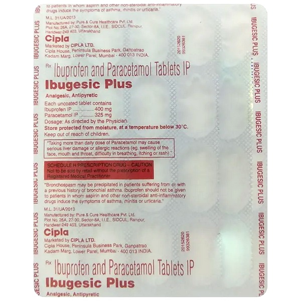 Ibugesic Plus Tablet 20's