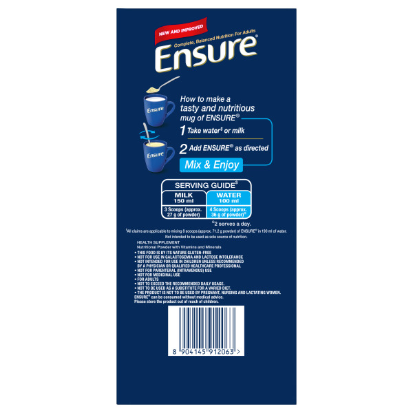 Ensure Vanilla Nutritional Powder 1kg (Refill Pack)