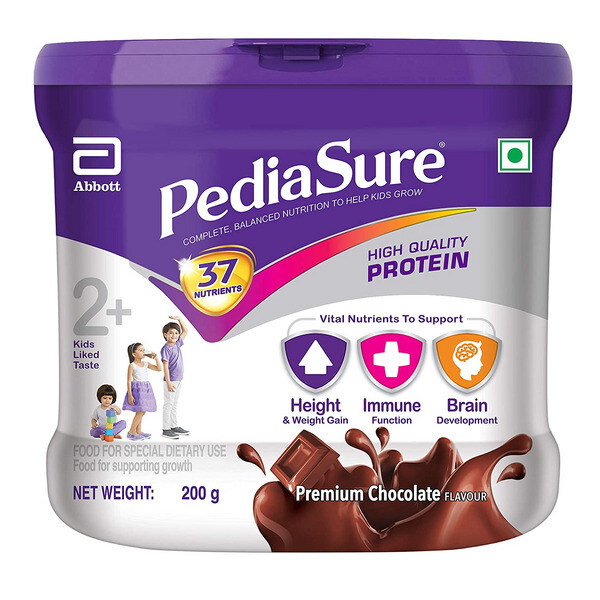 PediaSure Premium Chocolate Kids Nutrition Powder 200g (Jar)