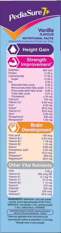 PediaSure 7+ Vanilla with Oats & Almond Nutrition Drink 200g