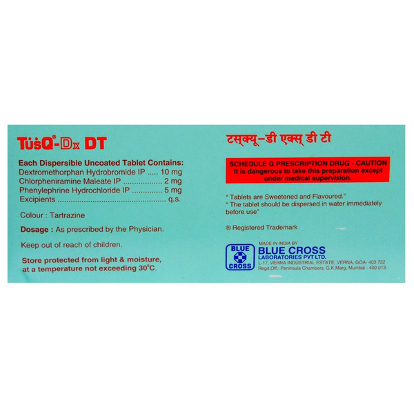 TusQ DX DT Tablet 10's