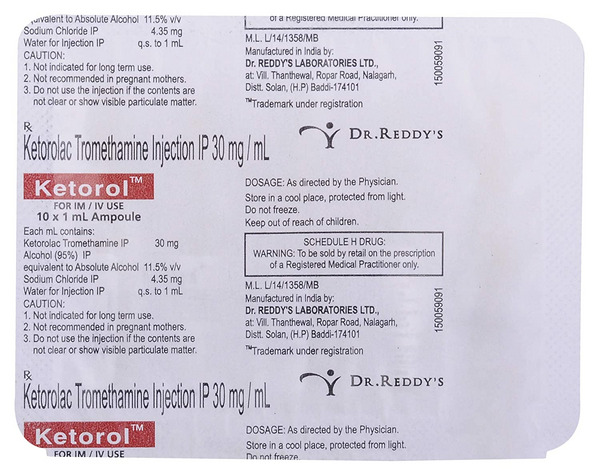 Ketorol Injection 1ml