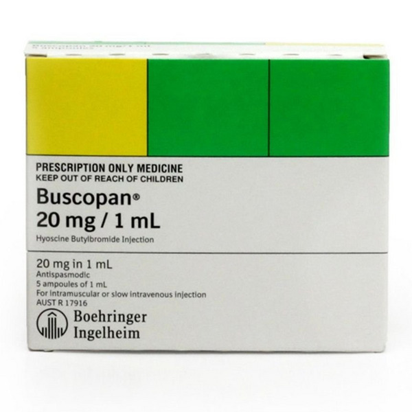 Buscopan 20mg Injection 1ml