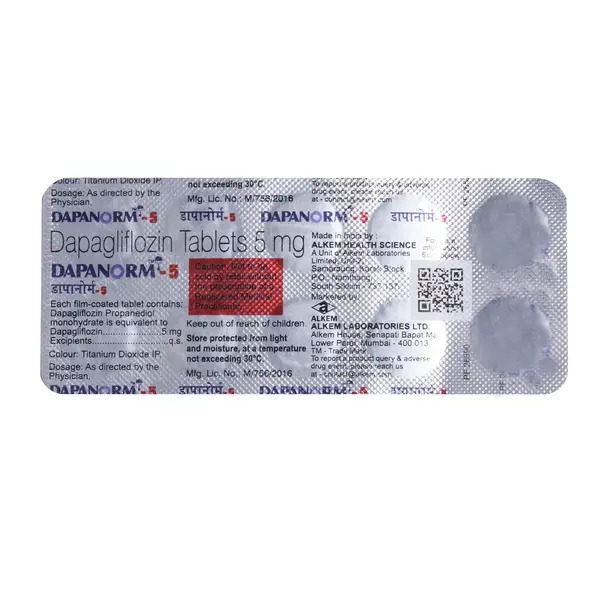 Dapanorm 5mg Tablet 10's