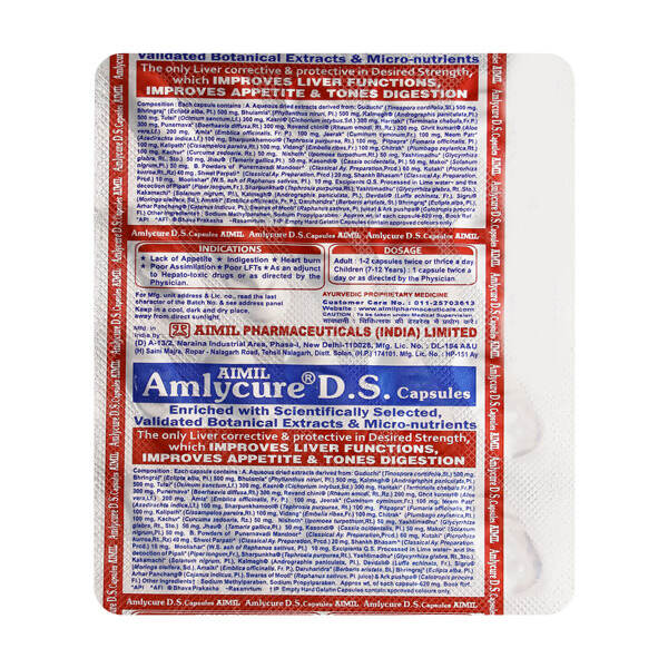 Aimil Amlycure DS Capsule 20's