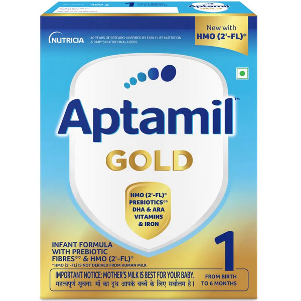 Aptamil Gold Stage 1 Infant Formula Powder 400g Refill (upto 6 months)