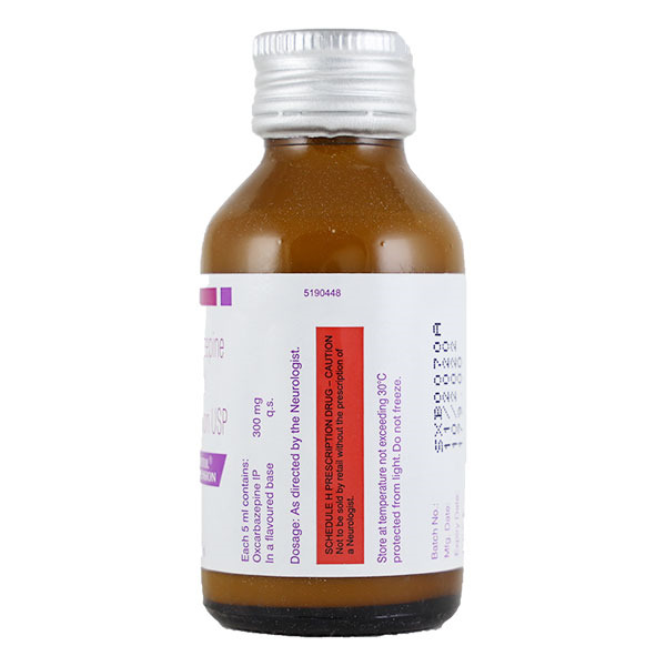 Oxetol Suspension 60ml contains Oxcarbazepine 300mg/5ml