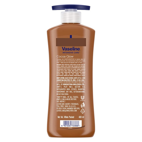 Vaseline Intensive Care Cocoa Glow Body Lotion 400ml