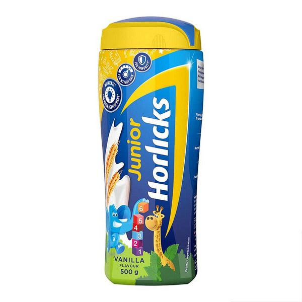 Junior Horlicks Vanilla Nutrition Drink 500g (Jar)