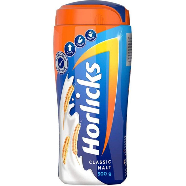 Horlicks Classic Malt Powder 500g (Jar)