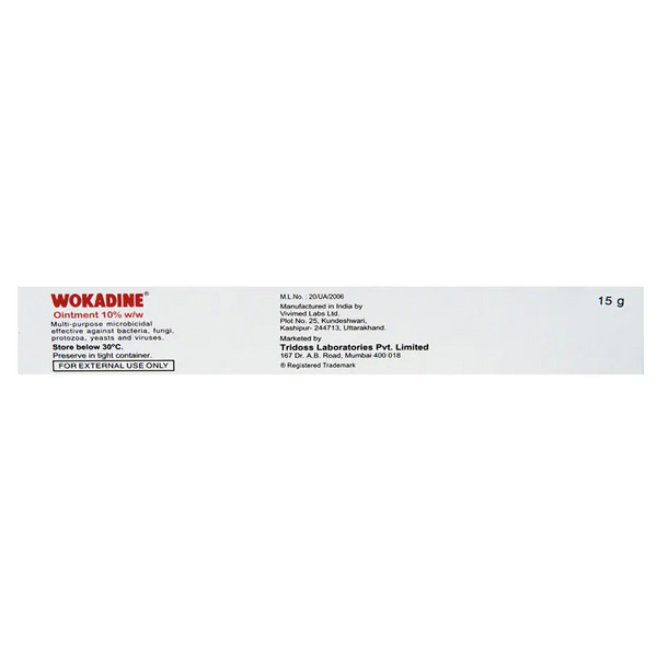 Wokadine 10% Ointment 15g