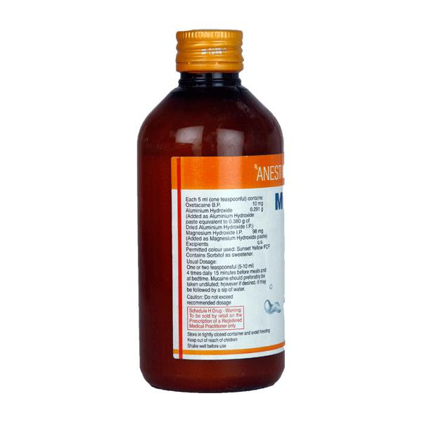 Mucaine Orange Sugar Free Gel 200ml