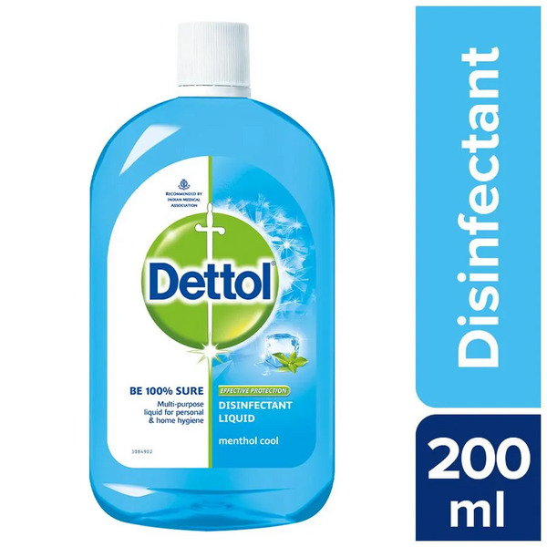 Dettol Disinfectant Menthol Cool Liquid 200ml