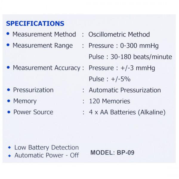 Dr. Morepen BP-09 Digital Blood Pressure Monitor