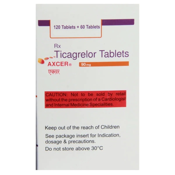 Axcer 90mg Tablet 180's