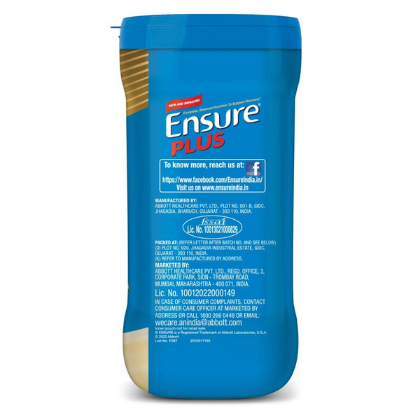 Ensure Plus Vanilla Powder 1kg (Jar)