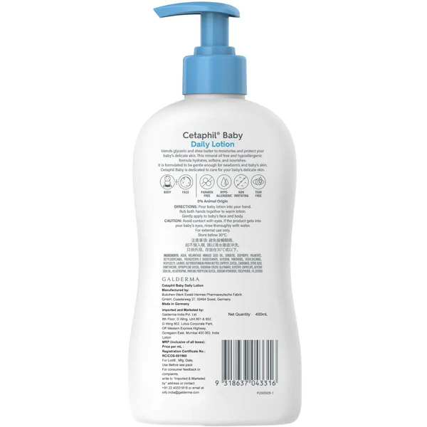 Cetaphil Baby Daily Lotion 400ml