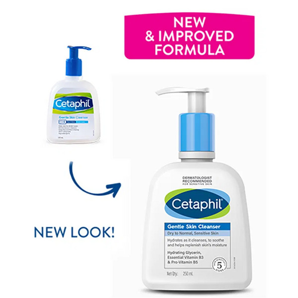 Cetaphil Gentle Skin Cleanser 250ml (Dry to Normal, Sensitive Skin)