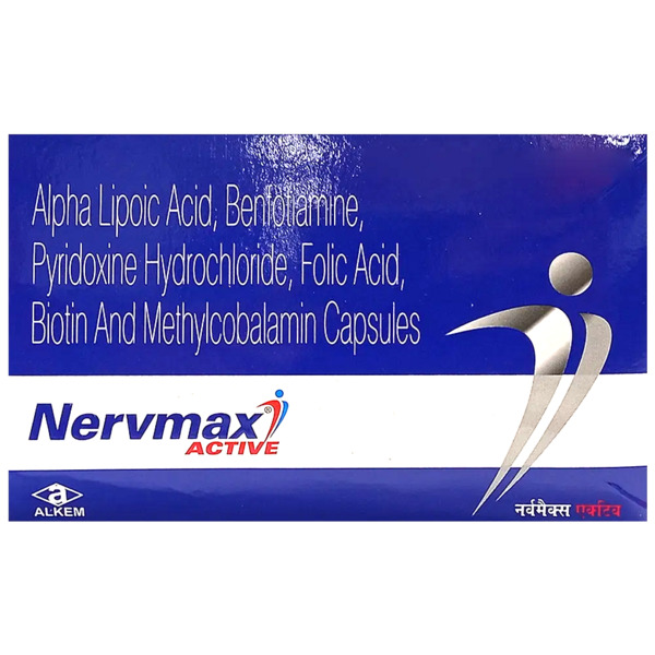 Nervmax Active Capsule 10's