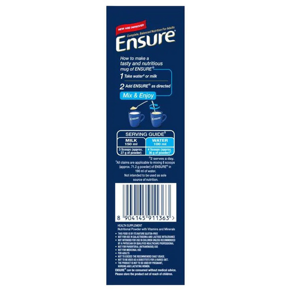 Ensure Vanilla Nutritional Powder 200g (Refill Pack)