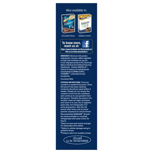 Ensure Vanilla Nutritional Powder 200g (Refill Pack)