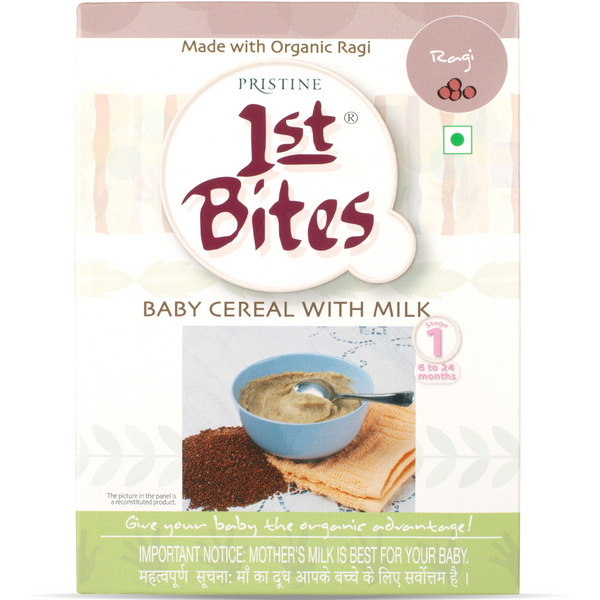 Pristine 1st Bites Stage-1 Ragi Baby Cereal 300g (6 to 24 months)