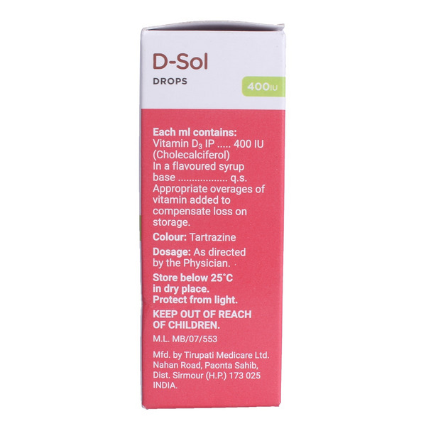 D-Sol 400IU Mango Flavour Drops 30ml