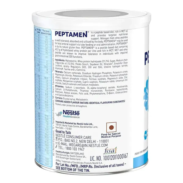 Peptamen Vanilla Flavour Diet Powder 400g (Tin)