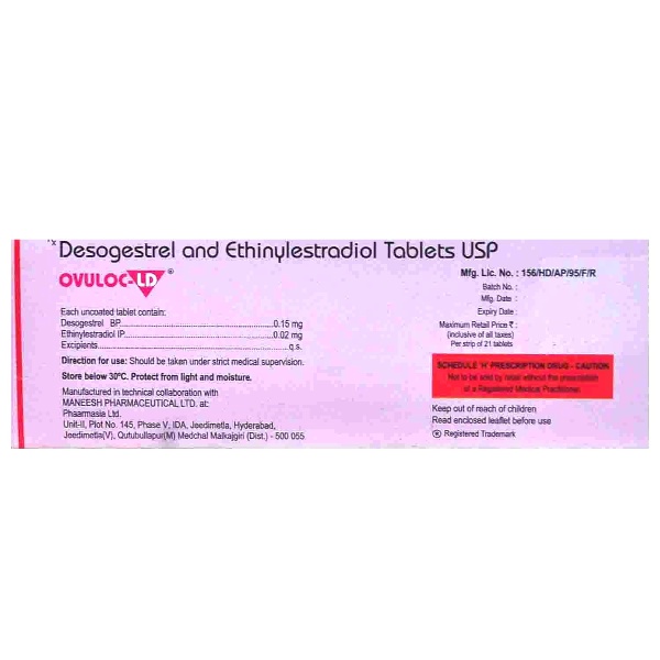 Ovuloc LD Tablet 21's