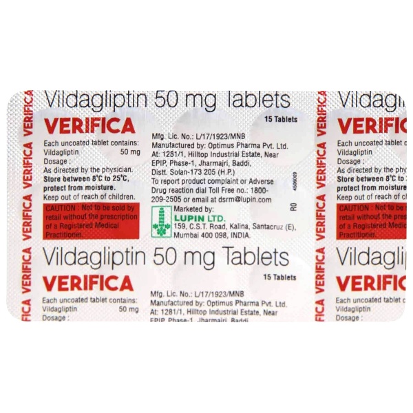 Verifica 50mg Tablet 15's