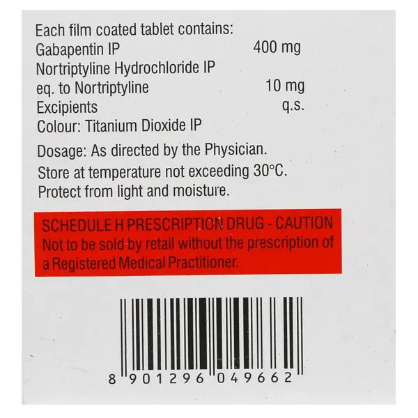 Gabantin NT 100mg/10mg Tablet 10's