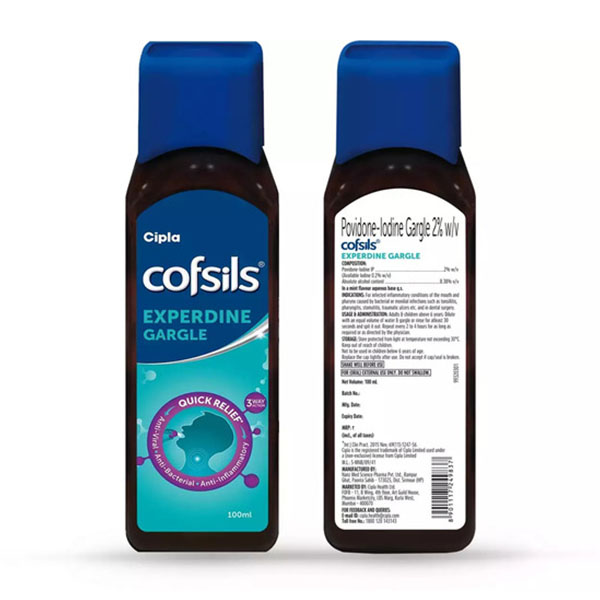 Cofsils Experdine Gargle 100ml