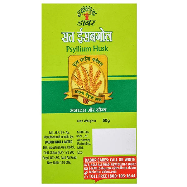 Dabur Sat Isabgol Husk 50g