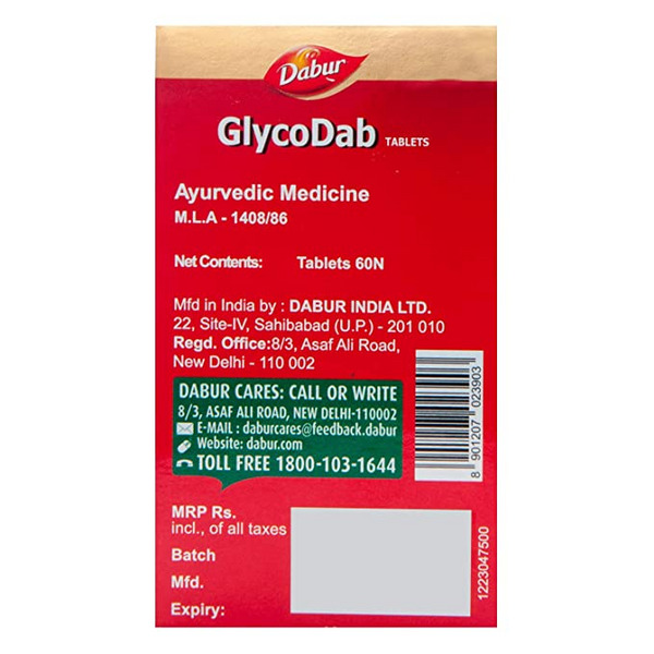 Dabur Glycodab Tablet 60's