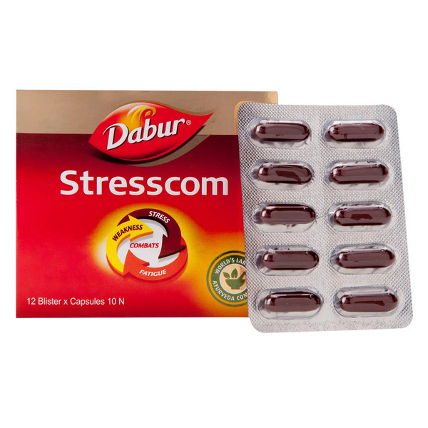 Dabur Stresscom Ashwagandha Capsule 10's