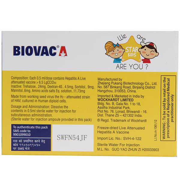 Biovac A Vaccine 0.5ml