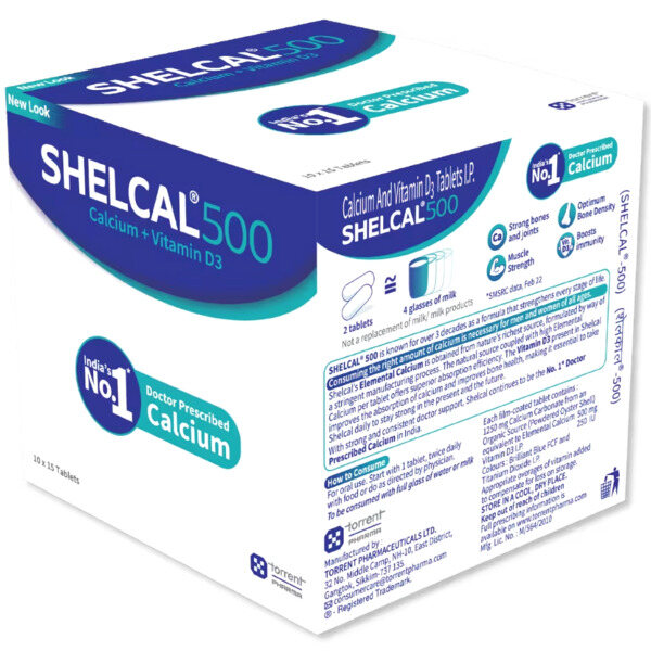 Shelcal 500 Tablet 15's