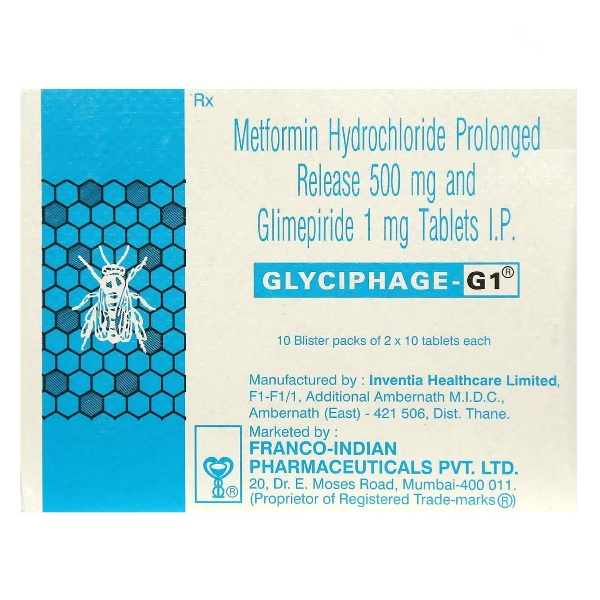 Glyciphage-G1 Tablet 10's