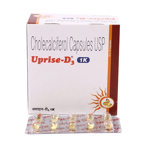 Uprise-D3 1000IU Capsule 10's