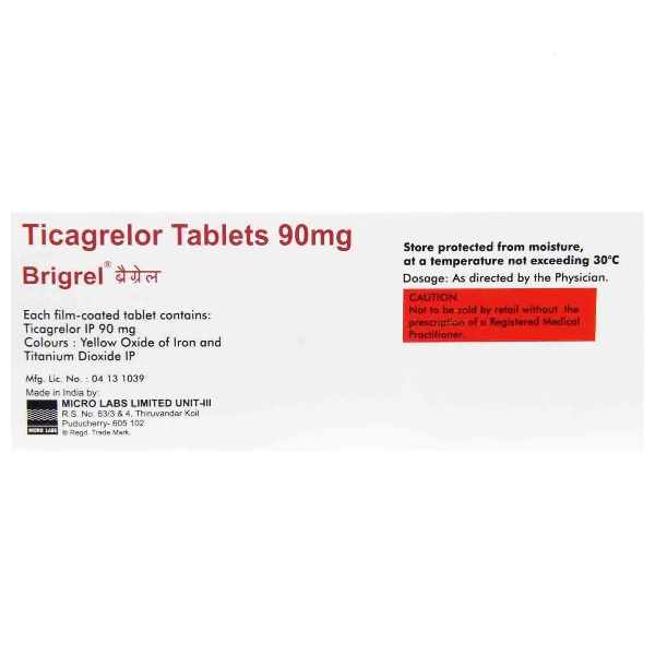 Brigrel 90 Tablet 10's