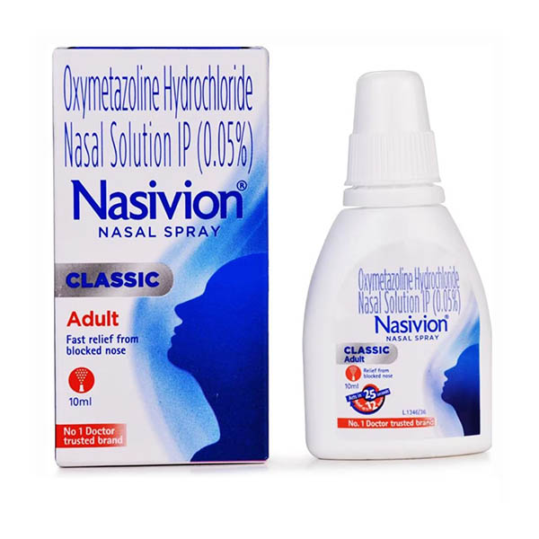 Nasivion 0.05% Adult Nasal Drops 10ml