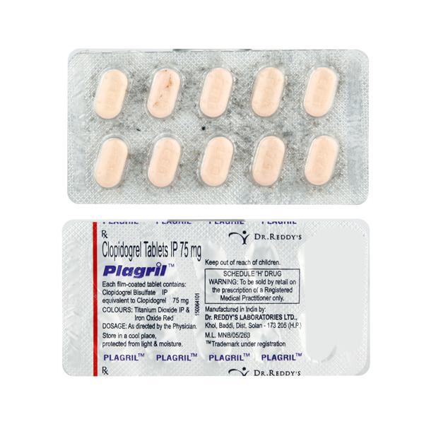 Plagril 75 Tablet 10's