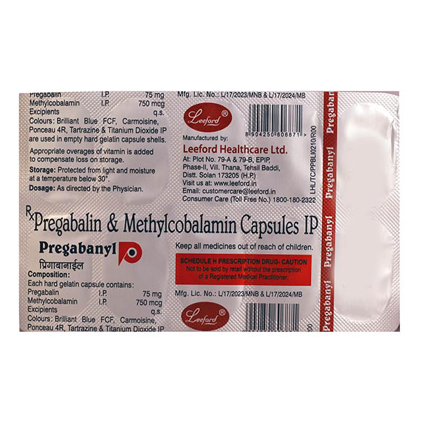 Pregabanyl Plus Capsule 10's