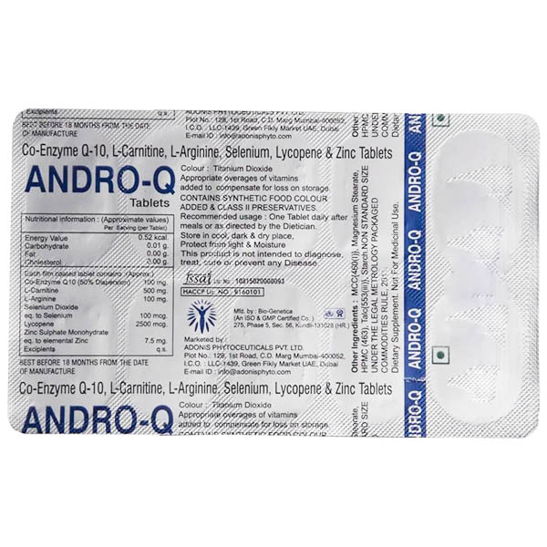 Q-Andro 75 Tablet 10's