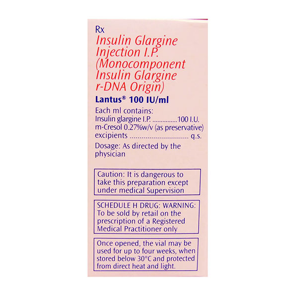 Lantus 100IU/ml Injection Solution 10ml