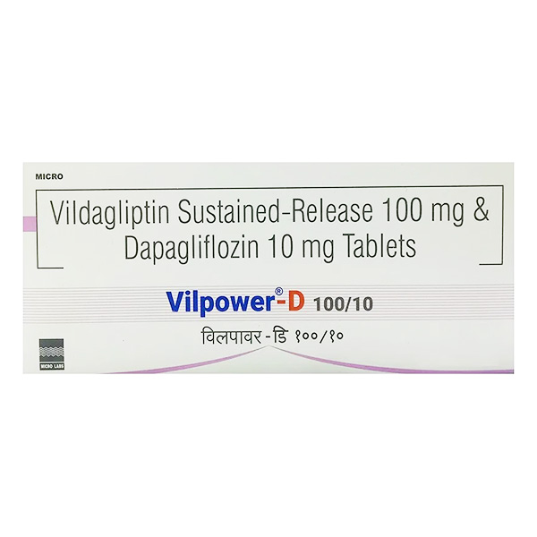 Vilpower-D 100/10 Tablet 10's