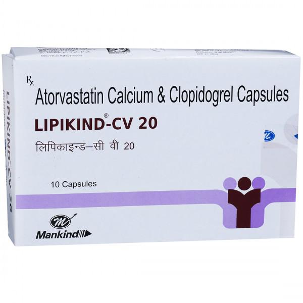 Lipikind-CV 20 Capsule 10's