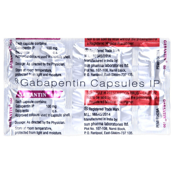 Gabantin 100 Capsule 10's