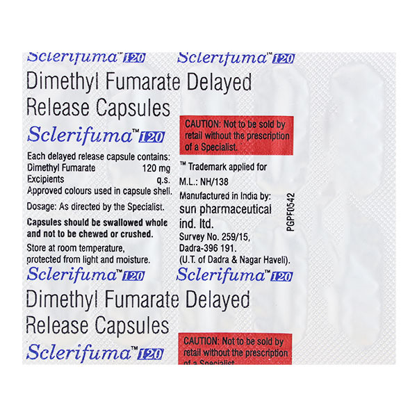 Sclerifuma 120 Capsule DR 10's