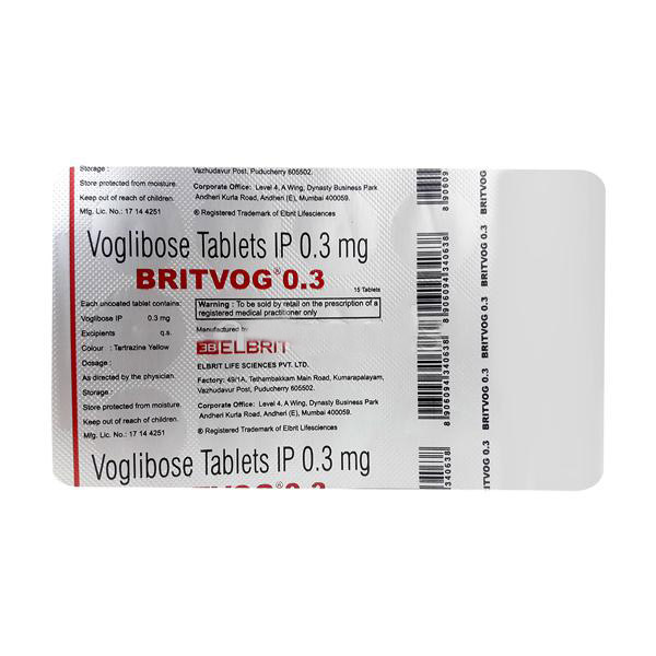 Britvog 0.3mg Tablet 15's